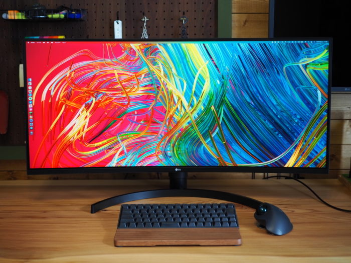 代引き人気 美品】LG UltraWide 35WN75C-B 完動品 LG モニター 曲面