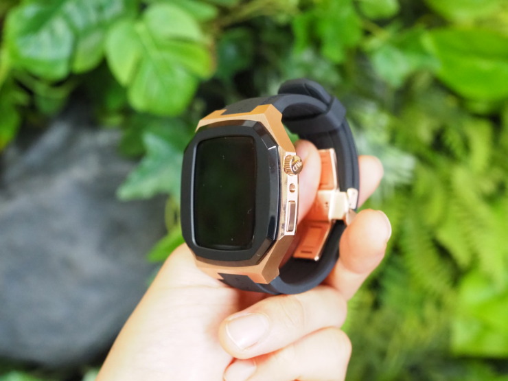 新品 ダニエルウェリントン Apple Watchケース ブラック44mm